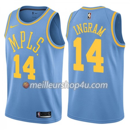 Maillot Basket Homme Los Angeles Lakers Brandon Ingram 14 Nike Hardwood Classics Swingman